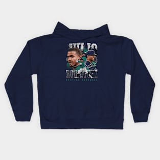 Julio Rodriguez Seattle Vintage Kids Hoodie